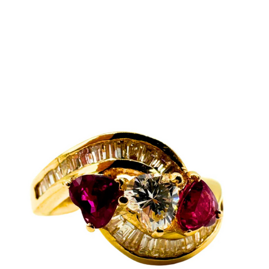 No Brand <br> K18 Ring D0.31 0.55 R.075