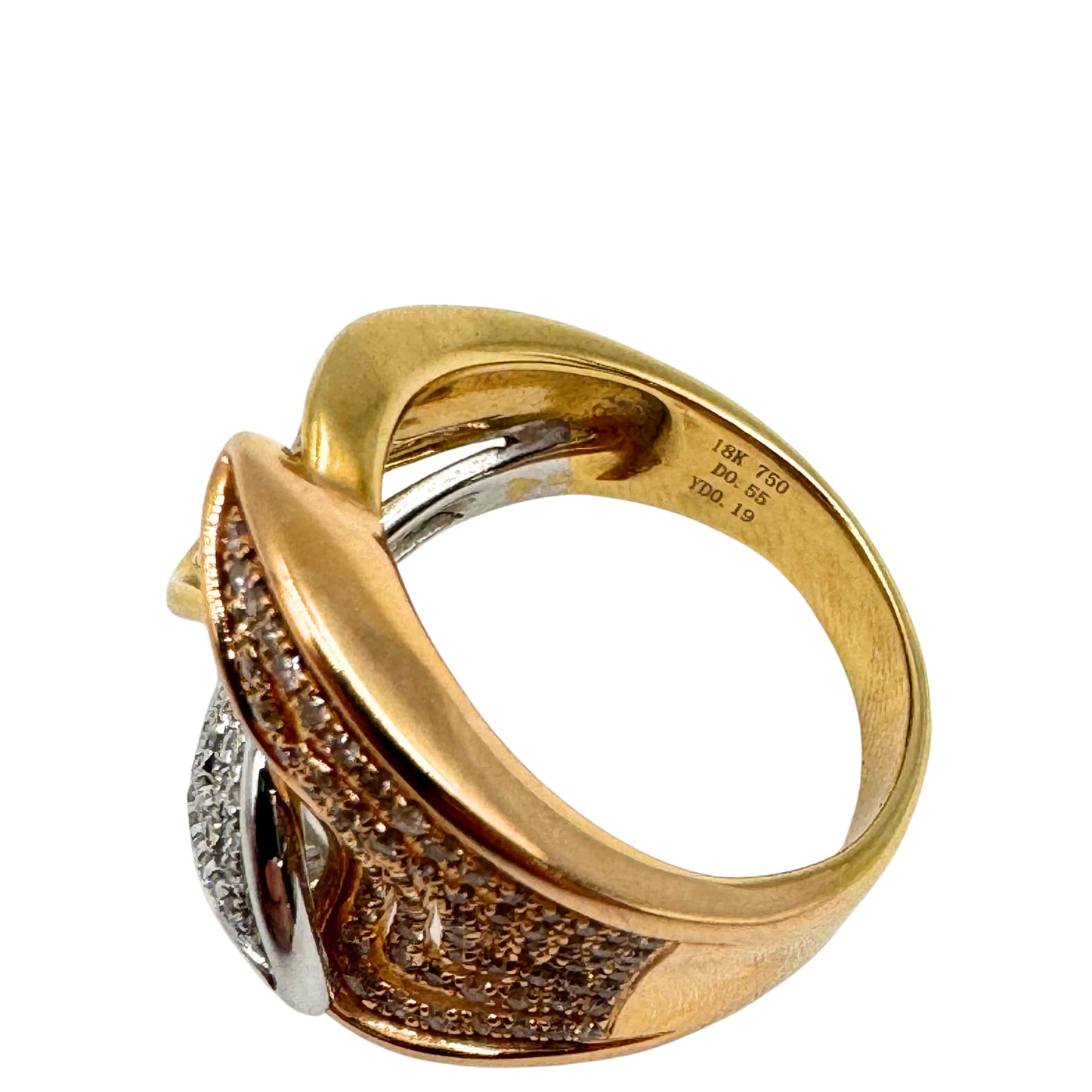 No Brand <br> K18 Ring D0.55 0.19