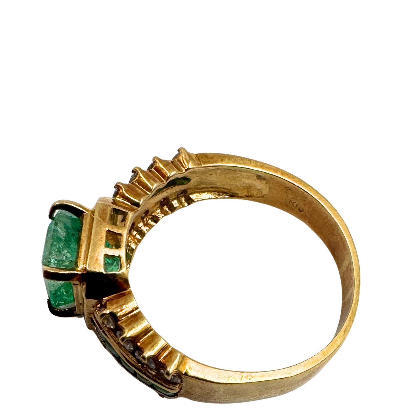 No Brand <br> K18 Ring E1.56E0.3D0.4