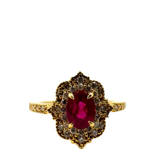 No Brand <br> K18 Ring R0.61 D0.23