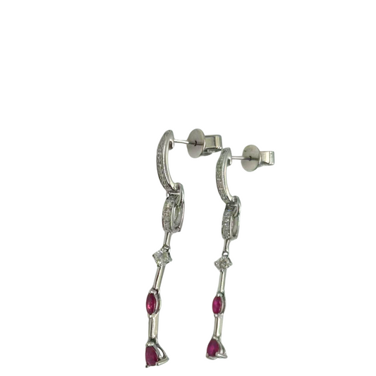 No Brand <br> 750 Earrings R0.8D0.3