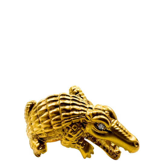 No Brand <br> K18 Ring D0.03