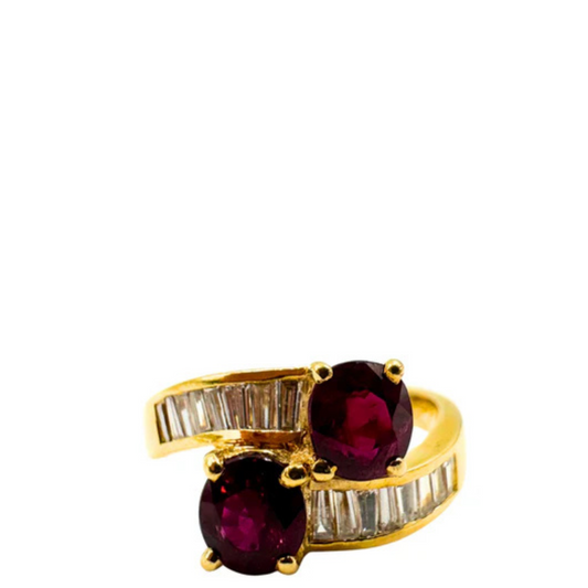 No Brand <br> K18 Ring R1.47 D0.43