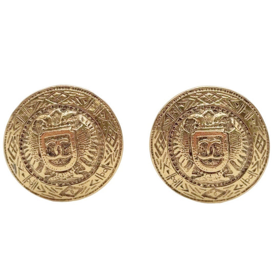CHANEL <br> Earrings Gold