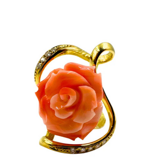 No Brand <br> K18 Ring D0.13