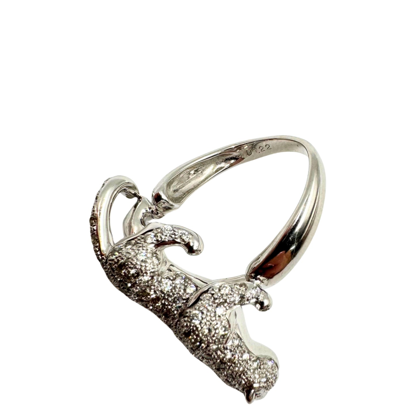 No Brand <br> K18WG Ring D1.22