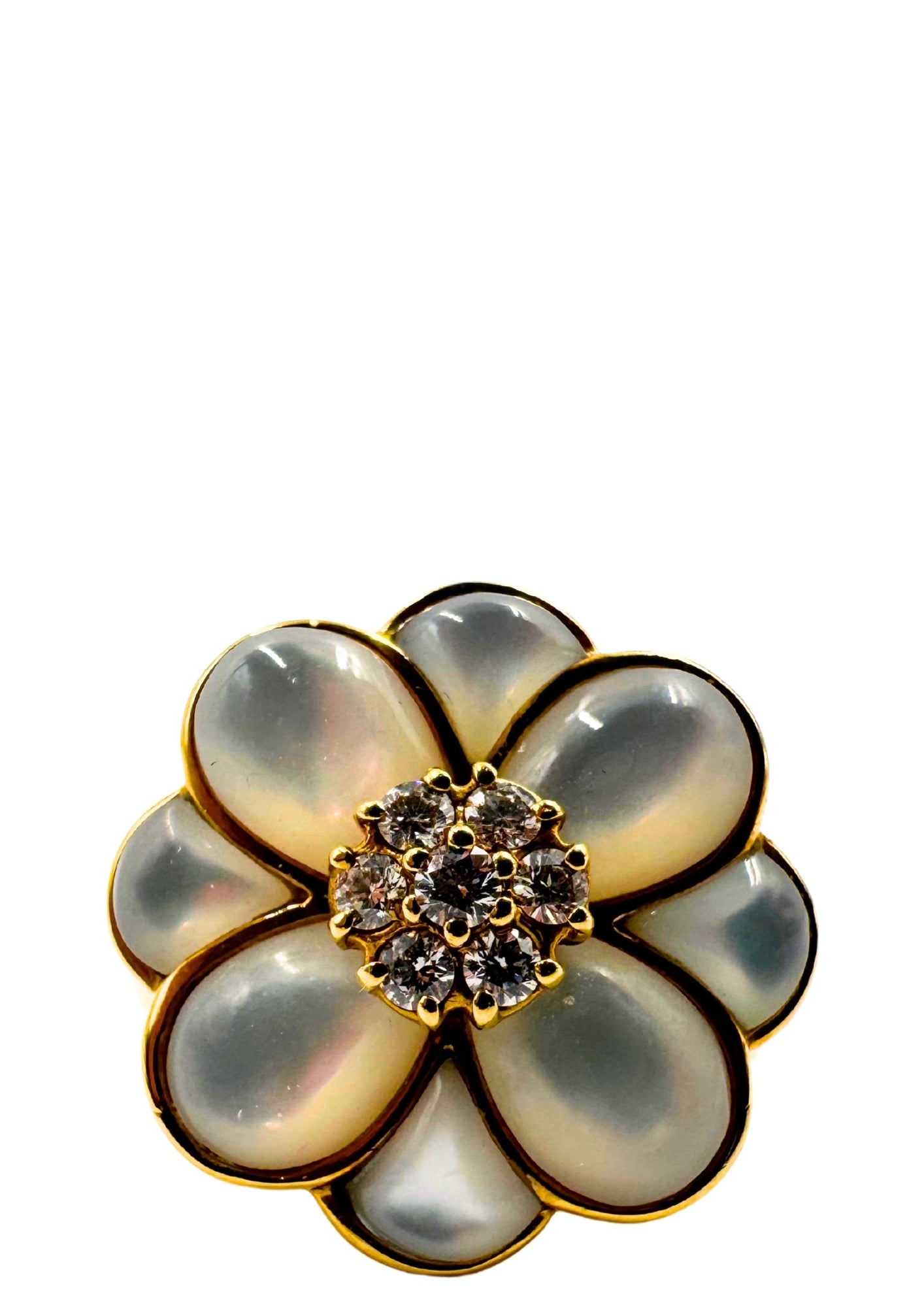 No Brand <br> K18 Ring D0.24