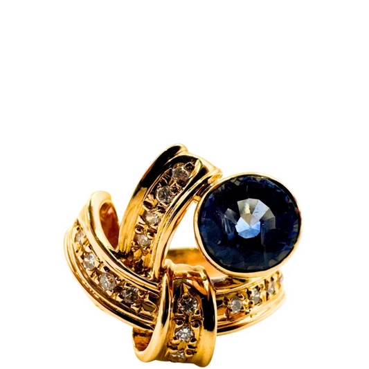 No Brand <br> K18 Ring S1.80 D0.18