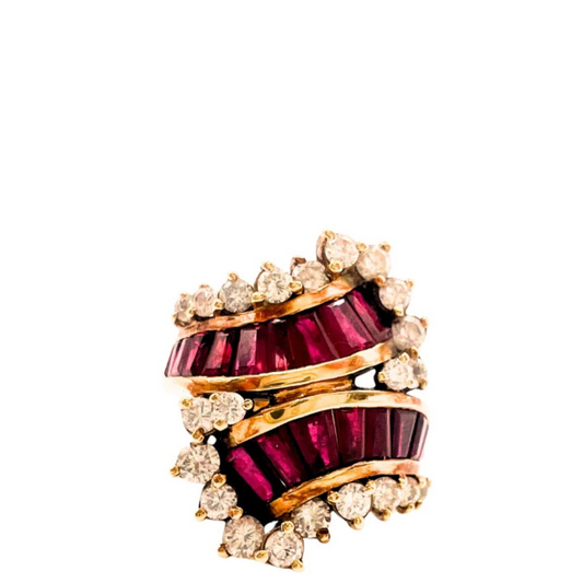 No Brand <br> K18 Ring 3.45D1.12