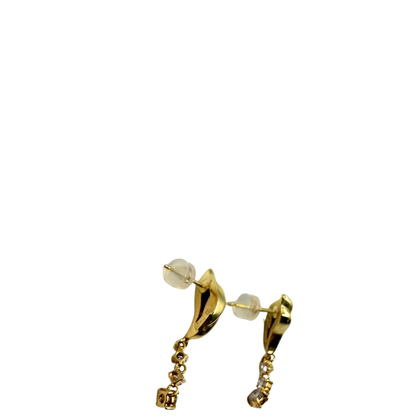 No Brand <br> K18 Earrings D0.4