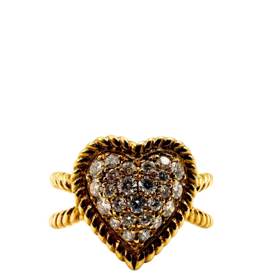 No Brand <br> K18 Ring D0.4