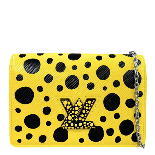 LOUIS VUITTON <br>Portefeuille à chaîne avec ceinture torsadée Yayoi Kusama