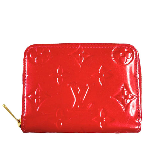 LOUIS VUITTON<br> Porte-monnaie Verni Zippy