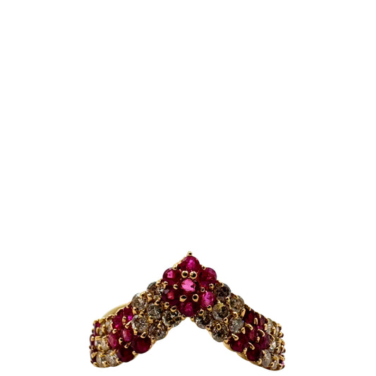 No Brand <br> K18 Ring R D0.68