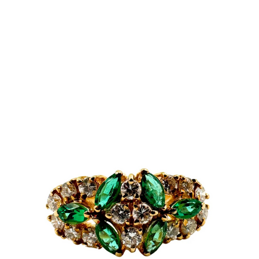 No Brand <br> K18 Ring E0.58 D0.62