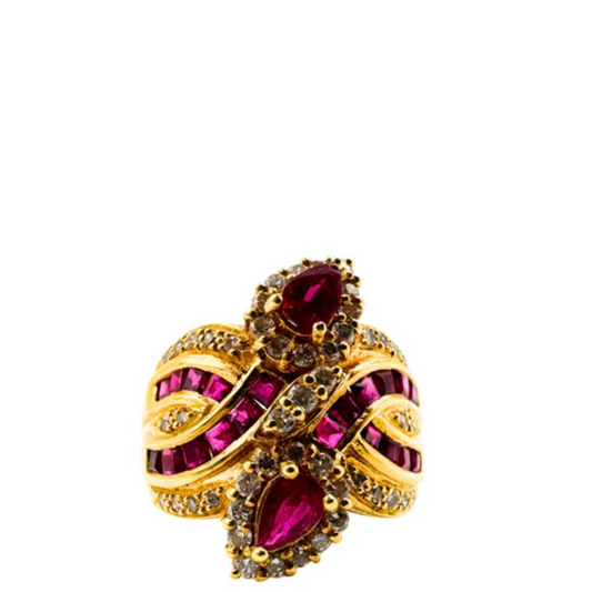 No Brand <br> K18 Ring R1.60 D0.56