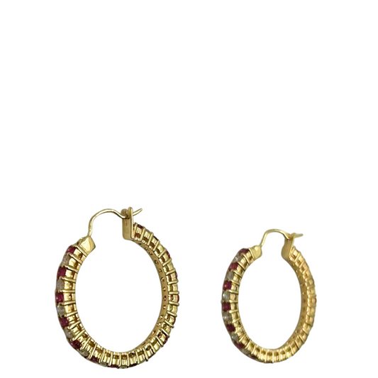 No Brand <br> K18 Earrings R1.81 D1.29