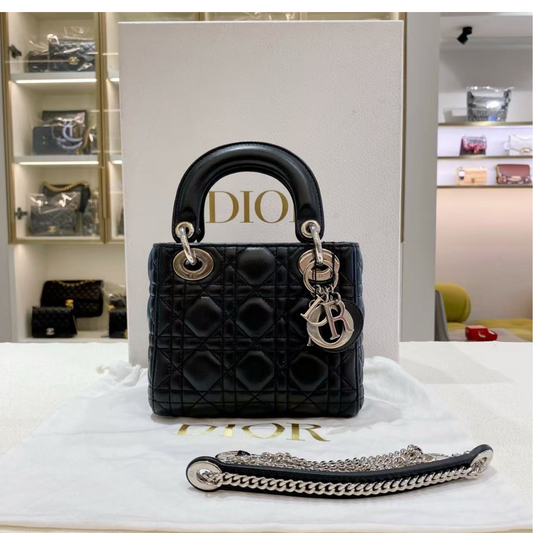 CHRISTIAN DIOR<br>Lady Dior Mini Cannage