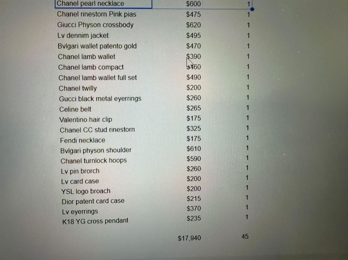 your select 46items