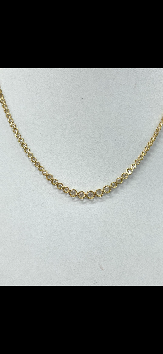 tennis necklace 5.14ct