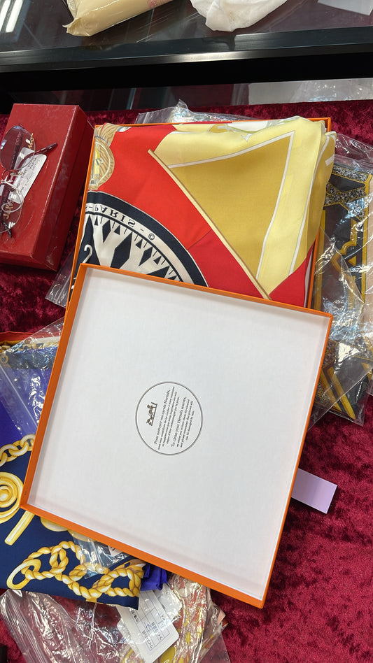 Hermes’ scarf & Fendi bracelet