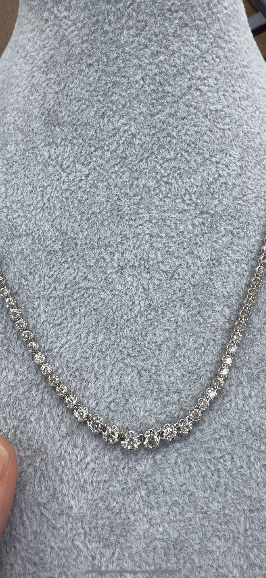 10.00ct Tennis necklace