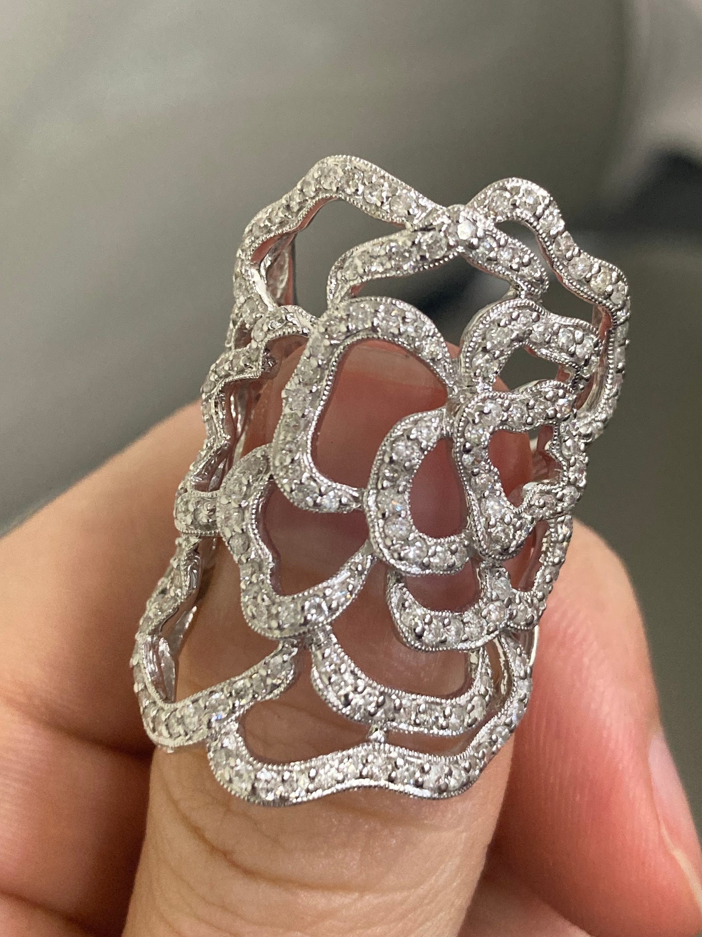 k18wg/750wg Ring D5.95 & K18wg Ring D1.7