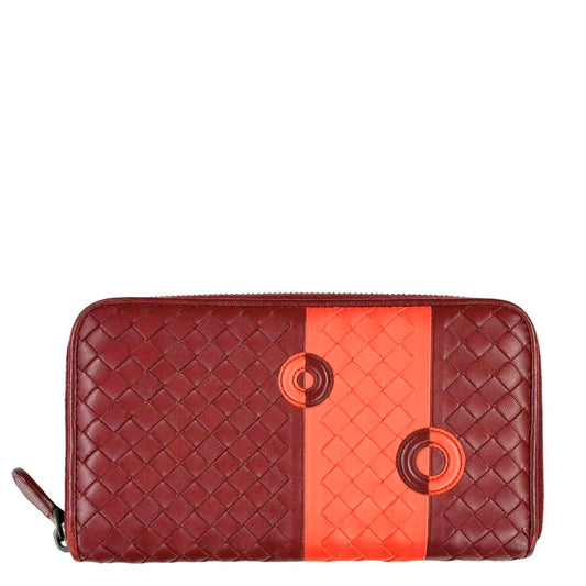 BOTTEGA VENETA <br> Intrecciato Round Zip Wallet