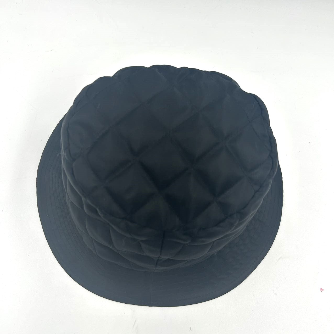 CELINE<br> Quilted Nylon Logo  Bucket Hat