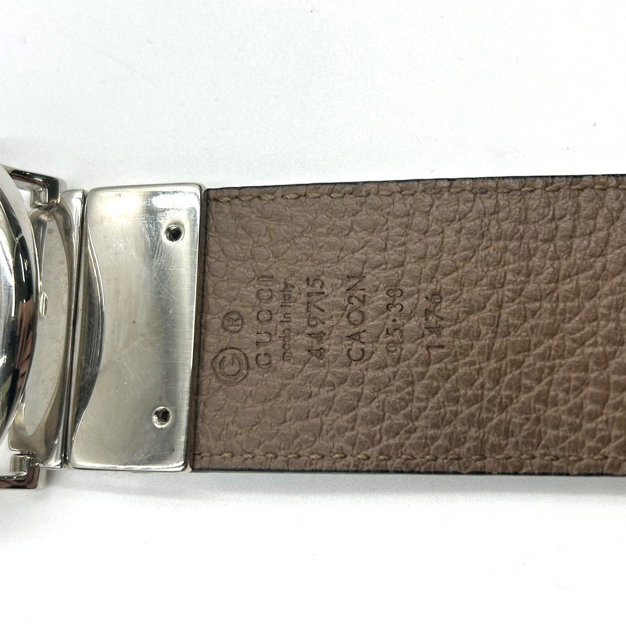 GUCCI<br>Reversible Leather Belt 449715