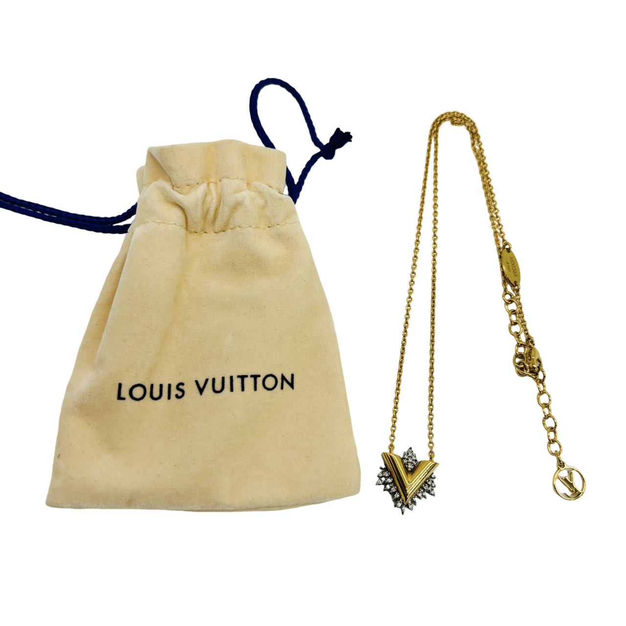 LOUIS VUITTON <br> Essential V Necklace