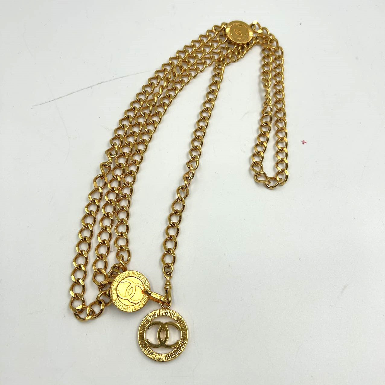 CHANEL<br>Co Co Mark Chain Link Belt