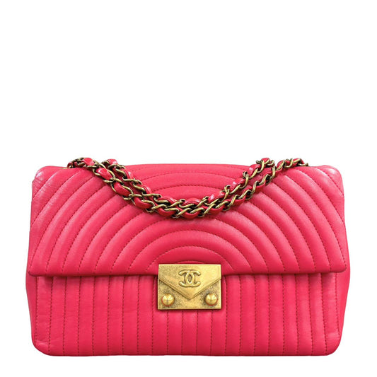 CHANEL <br> Lamb Skin Chain Shoulder Bag