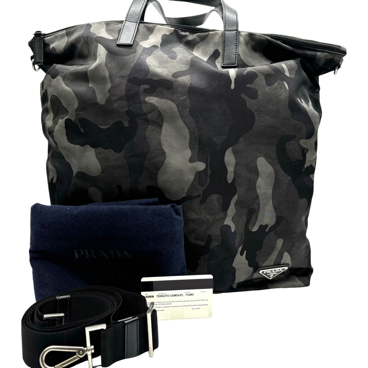 PRADA <br> Tessuto Camouflage 2way Shoulder Bag