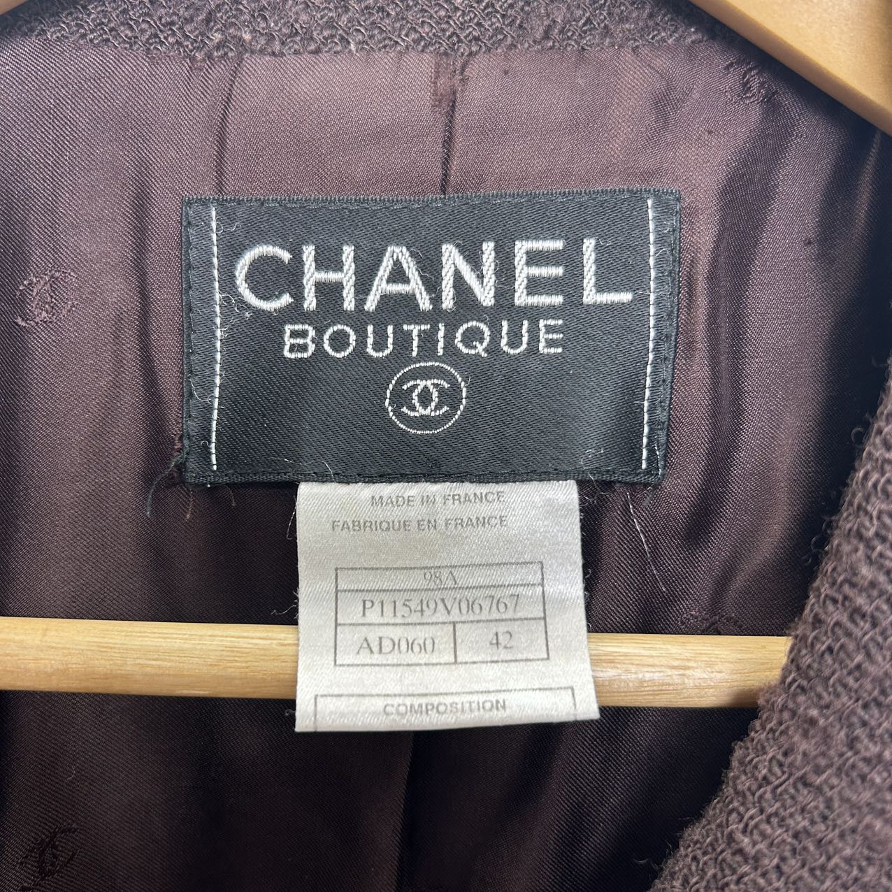 CHANEL<br> Maßgeschneiderte Tweedjacke