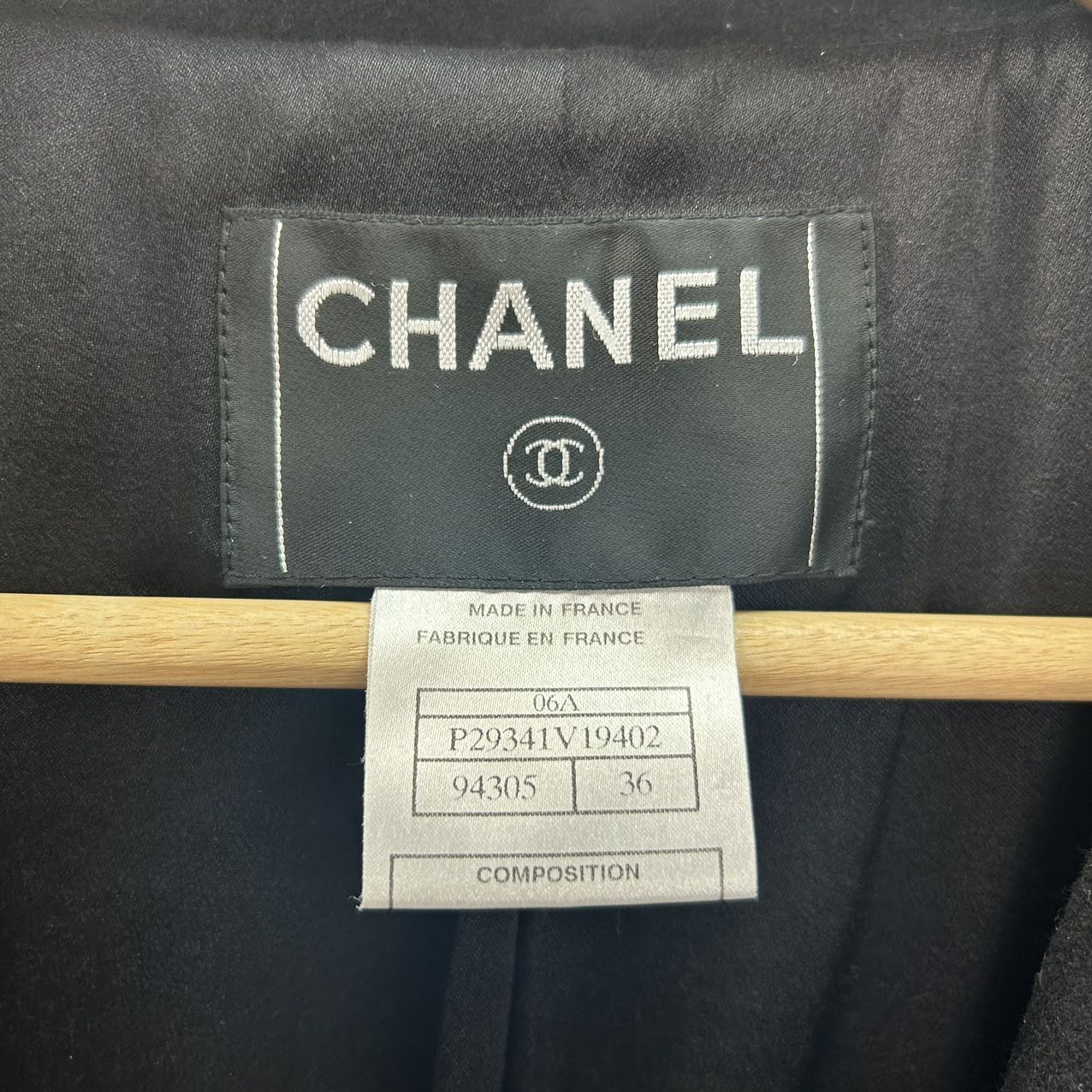 CHANEL<br> Dufflecoat aus Wolle