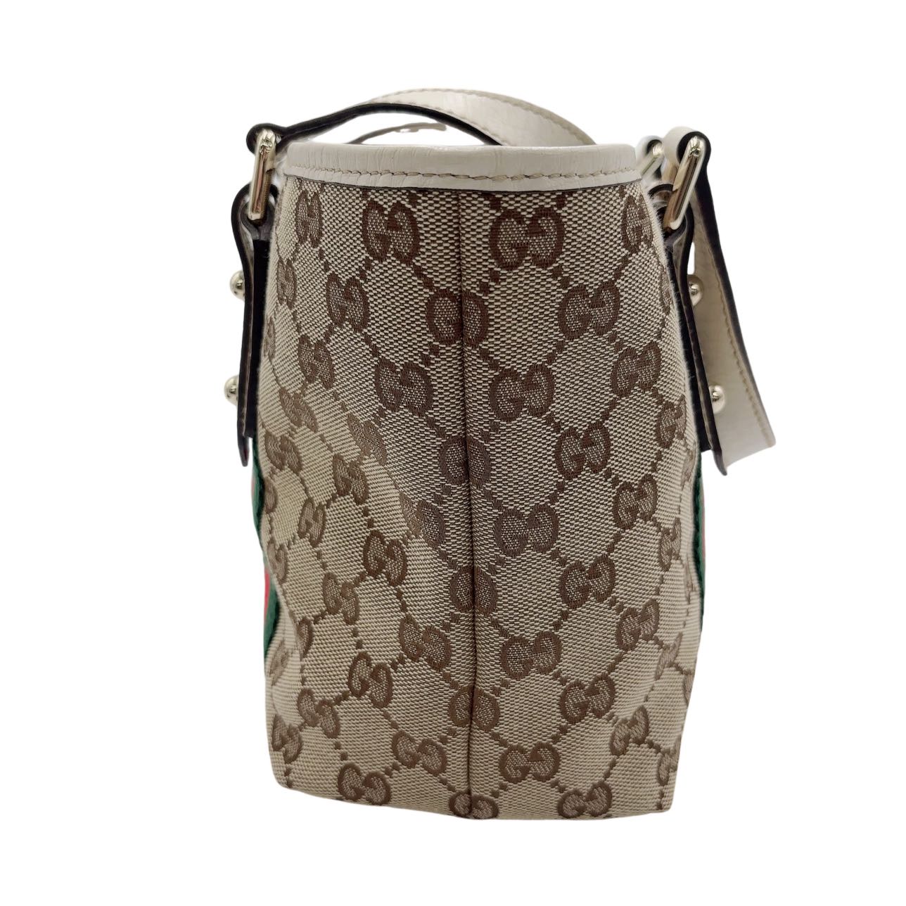 GUCCI<br> Mini sac à main en toile GG