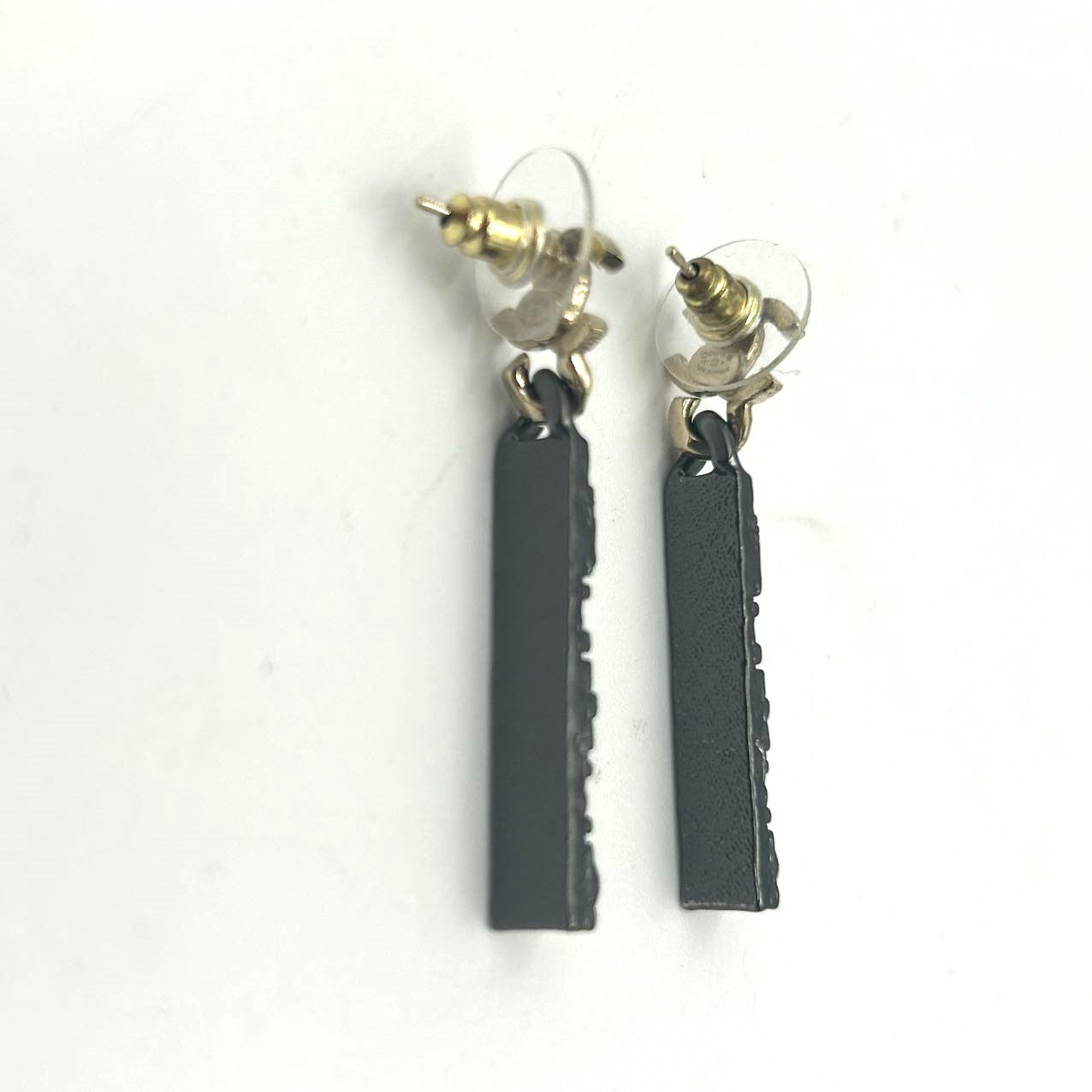 CHANEL<br>CC Logo Drop Earrings