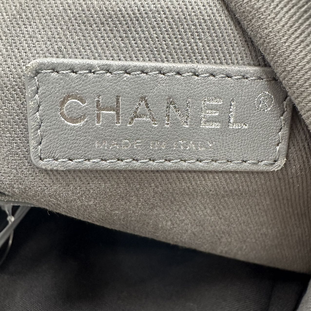 CHANEL<br>Suede Chain Shoulder Bag 16953226