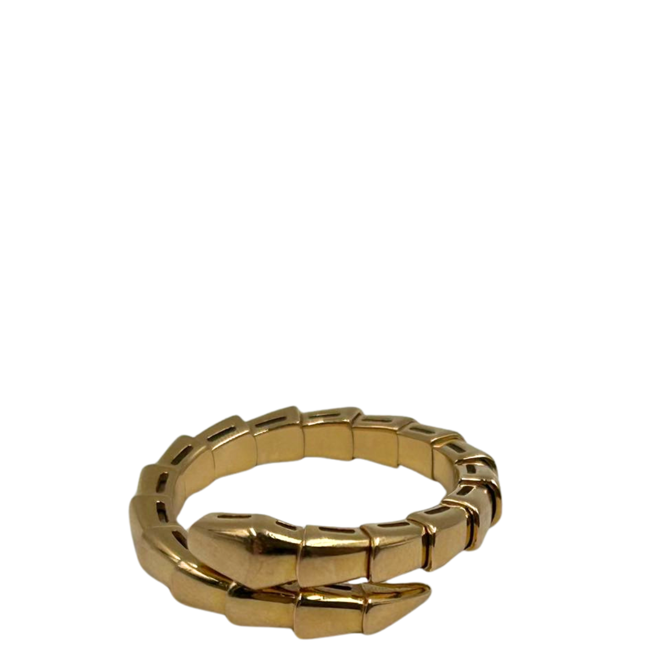 BVLGARI<br>750PG  Gold Serpenti Viper Ring #16