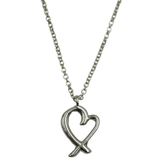 Tiffany & Co.<br>Rubbing Heart Necklace