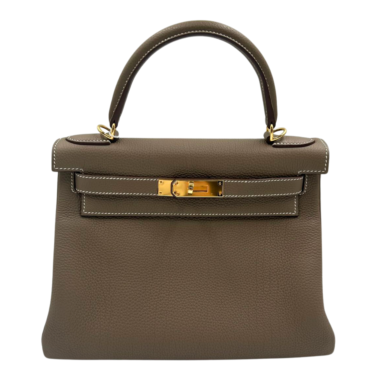 HERMES<br>Kelly 28 Etoupe Togo