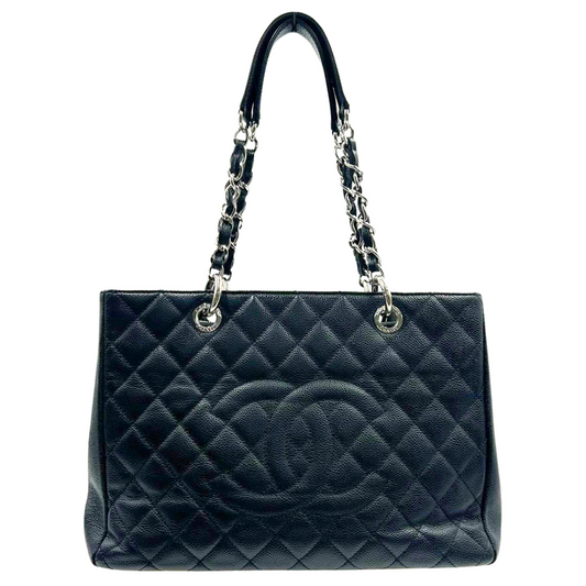 CHANEL<br>Black Caviar GST Tote Bag