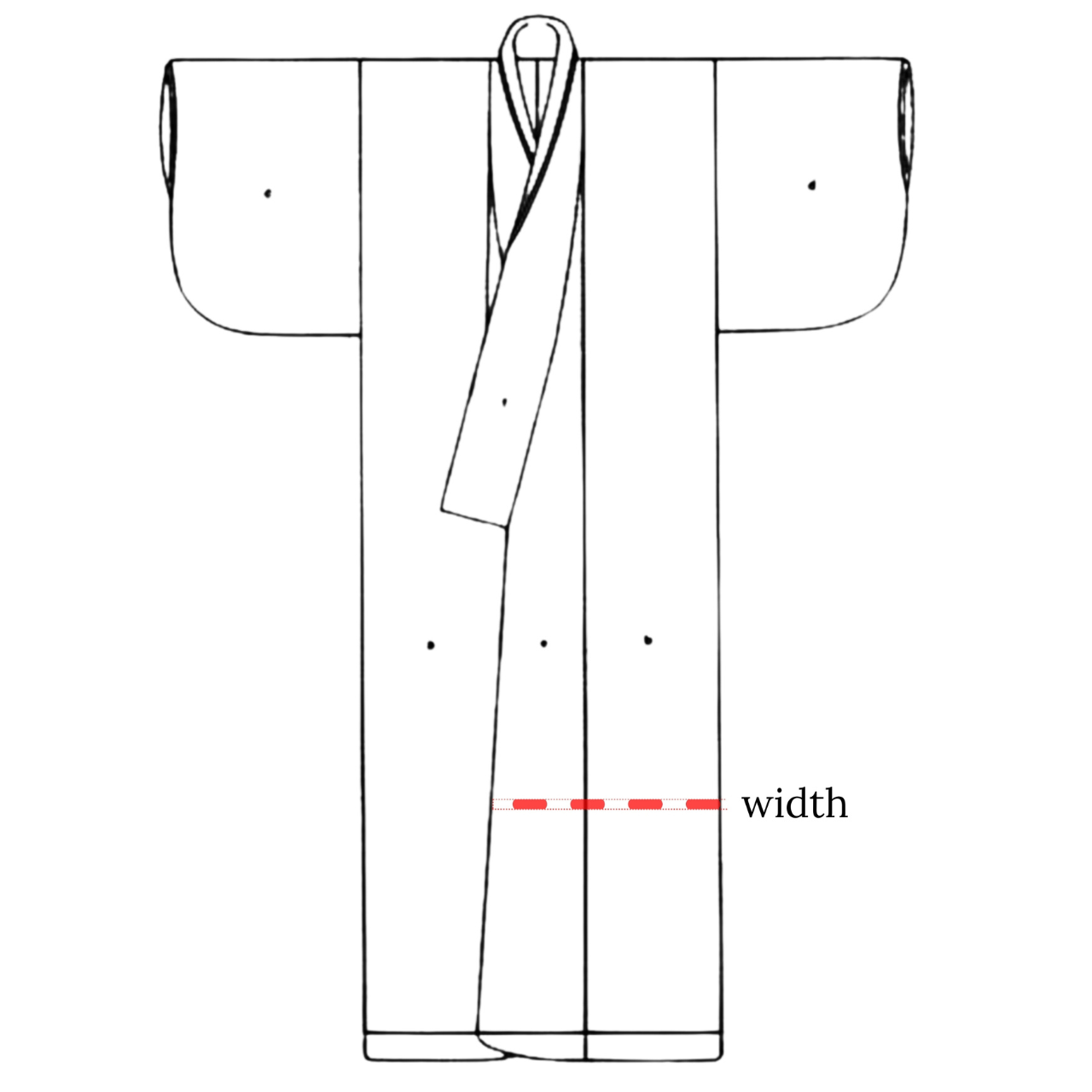 JAPANISCHER KIMONO<br> Satz