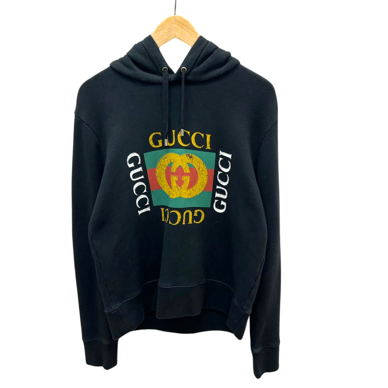 GUCCI<br>Old Logo Pullover Hoodie