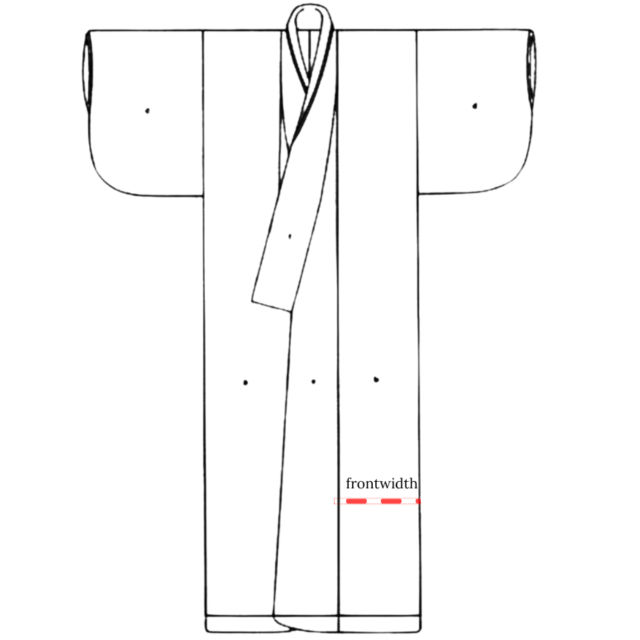 JAPANISCHER KIMONO<br> Satz