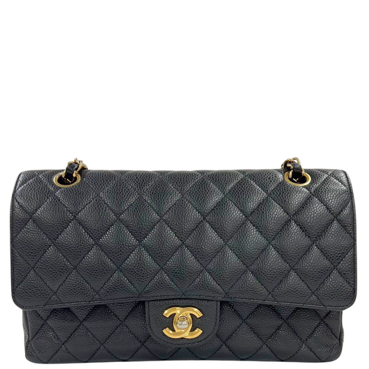 CHANEL<br>Matelasse Caviar Black