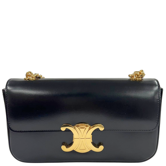 CELINE<br> Triomphe Schultertasche mit Kette