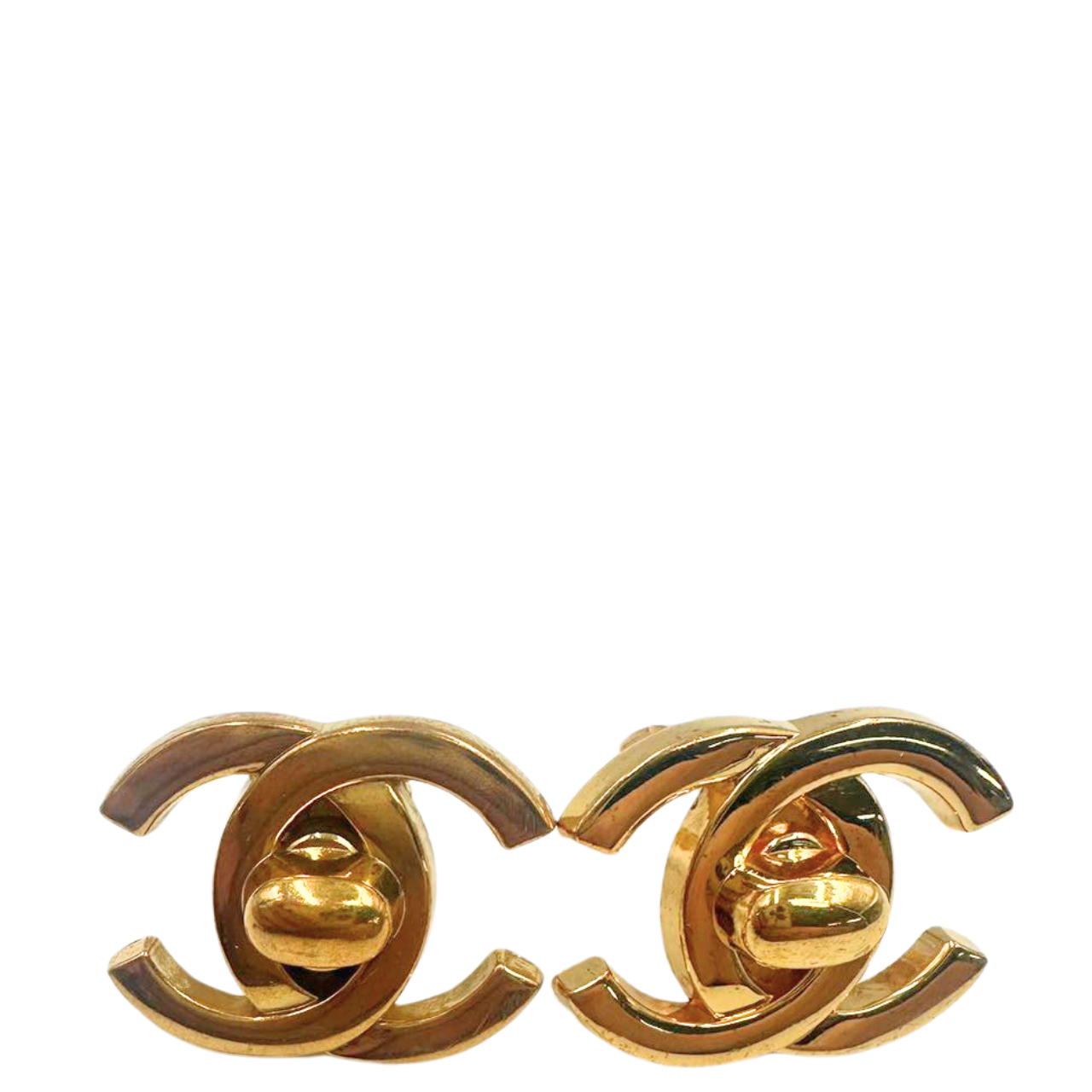 CHANEL <br>Co Co Mark Earrings