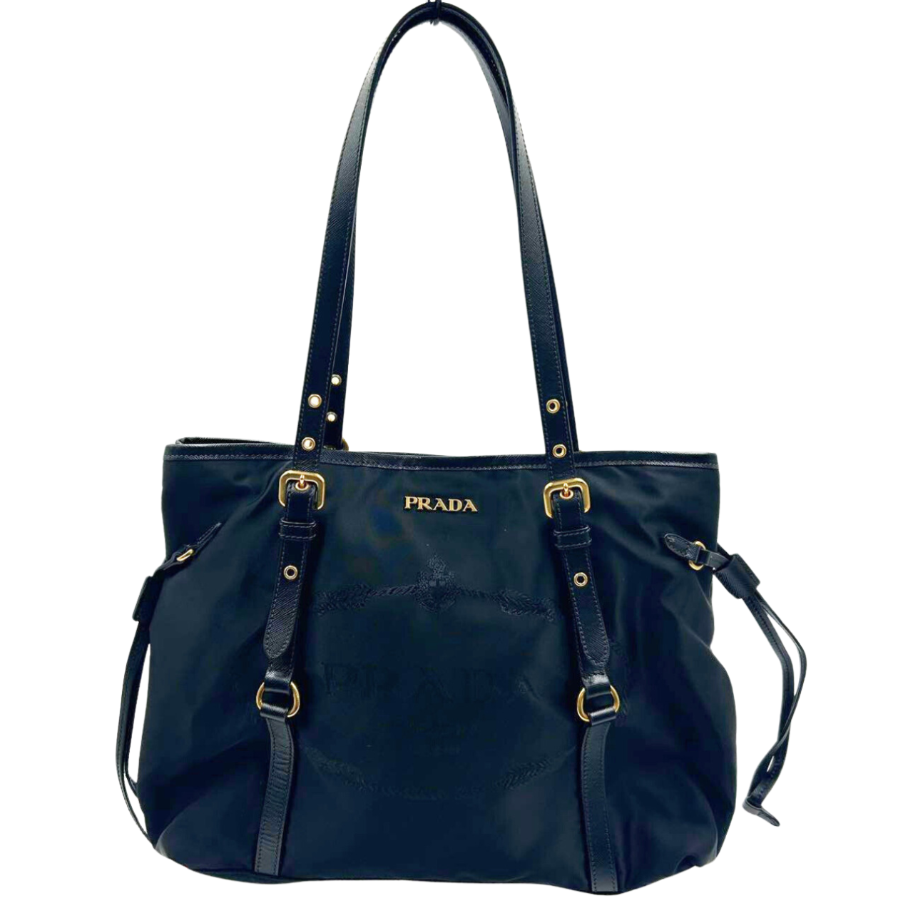 PRADA<br>Nero Nylon Tote Bag